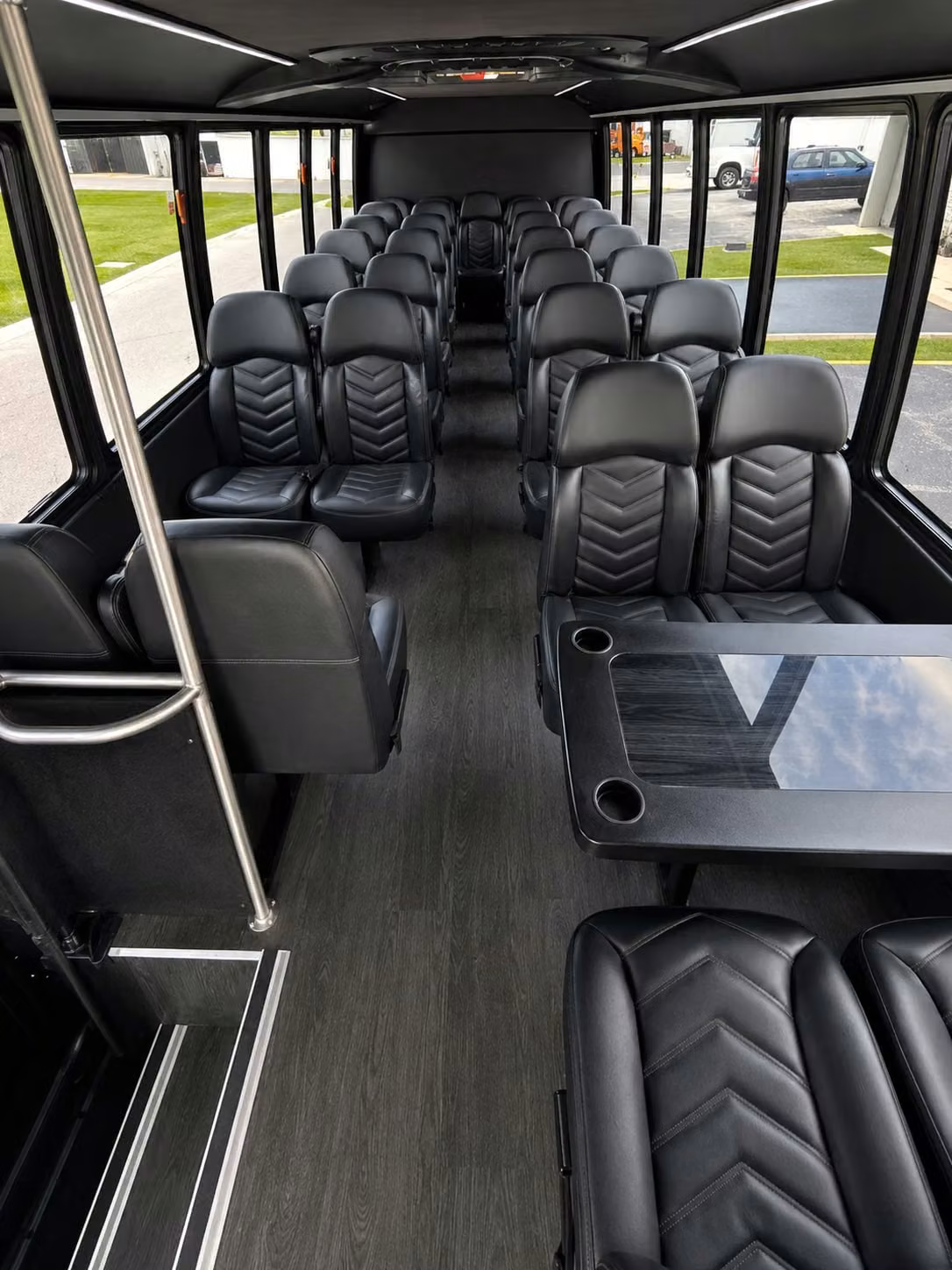 18 passenger minibus interior