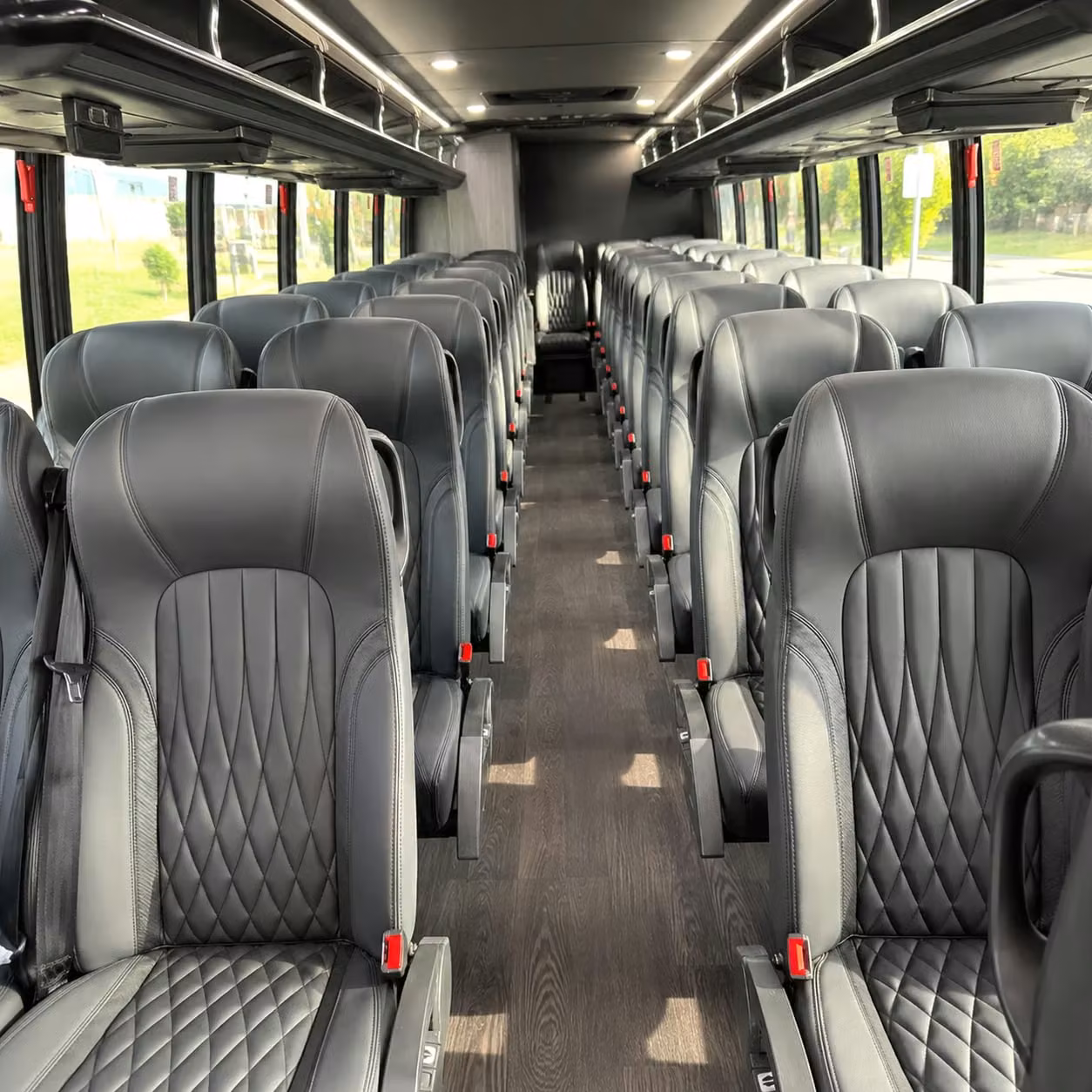 28 passenger minibus interior