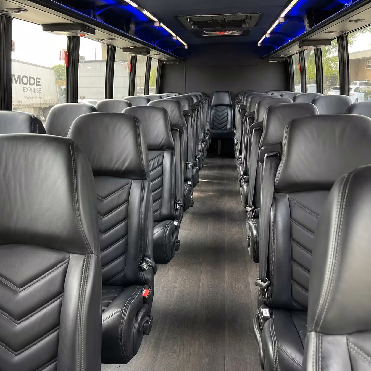 30 passenger minibus interior