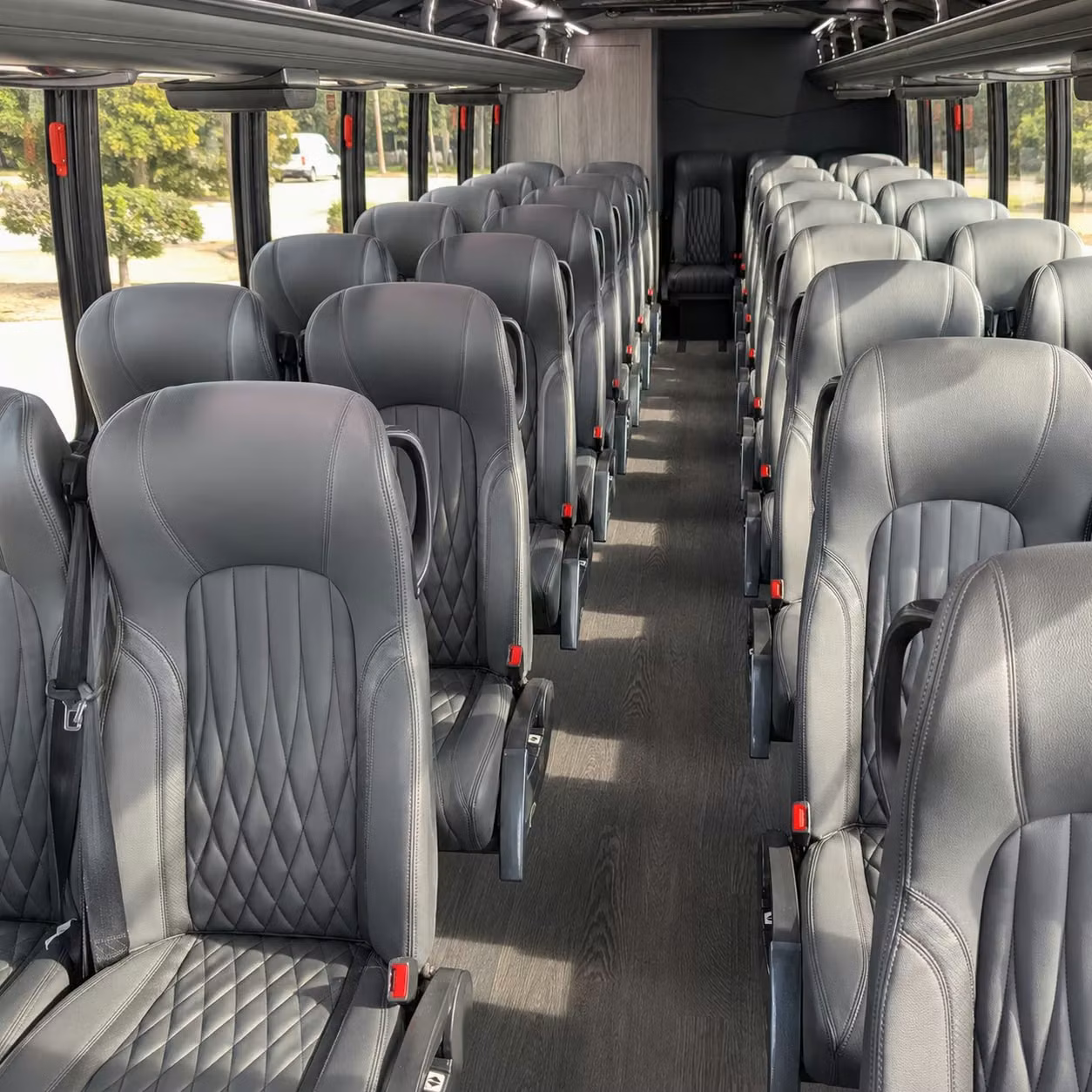 35 passenger minibus interior