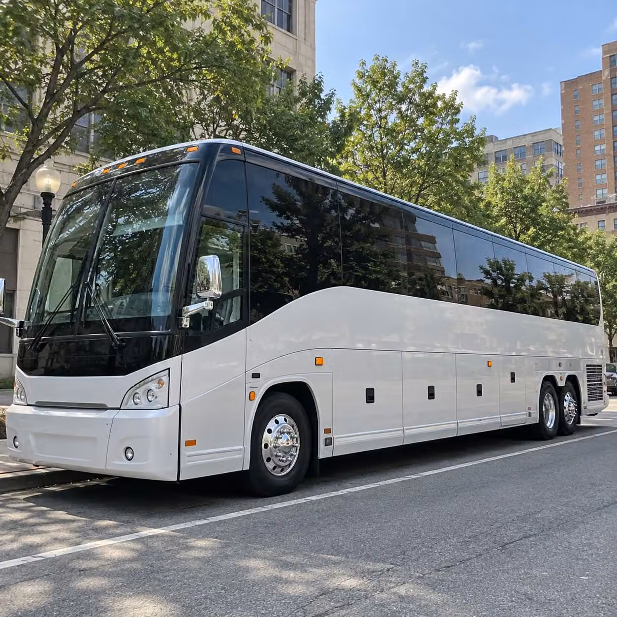 charter buses for military personnel moving through the greater los angeles defense corridor